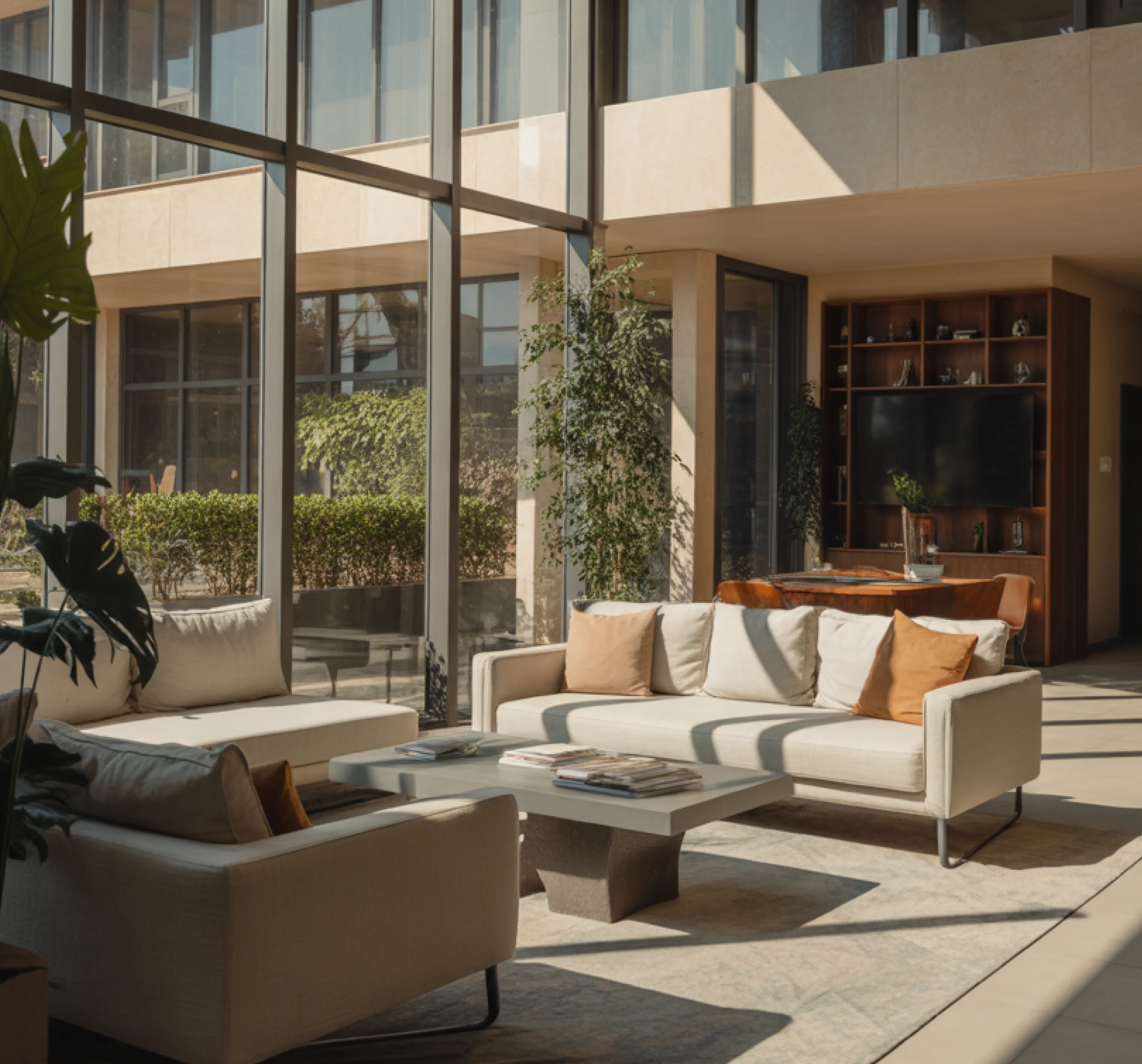 Double-Height Entrance Lobby