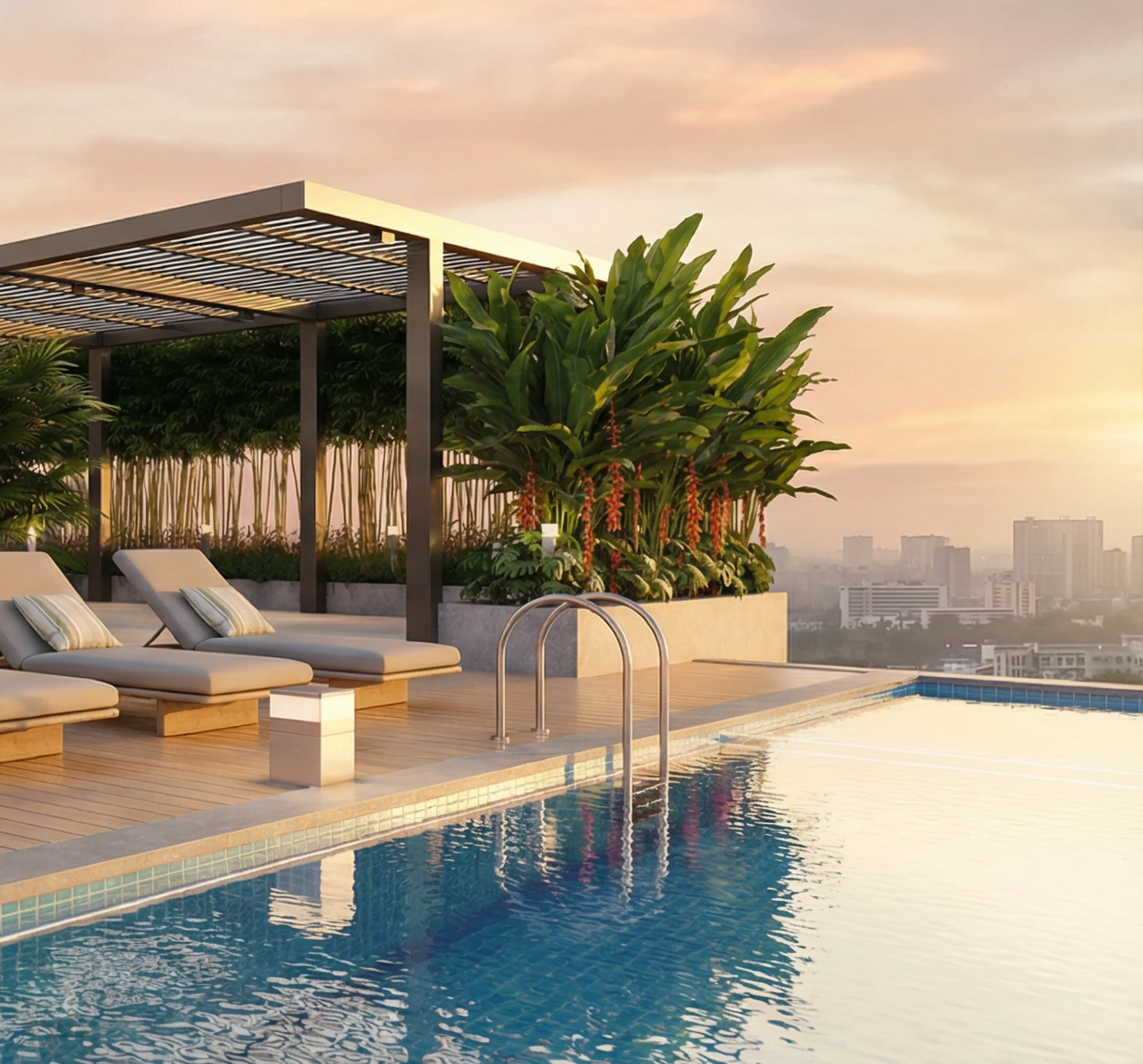 Poolside Party Deck