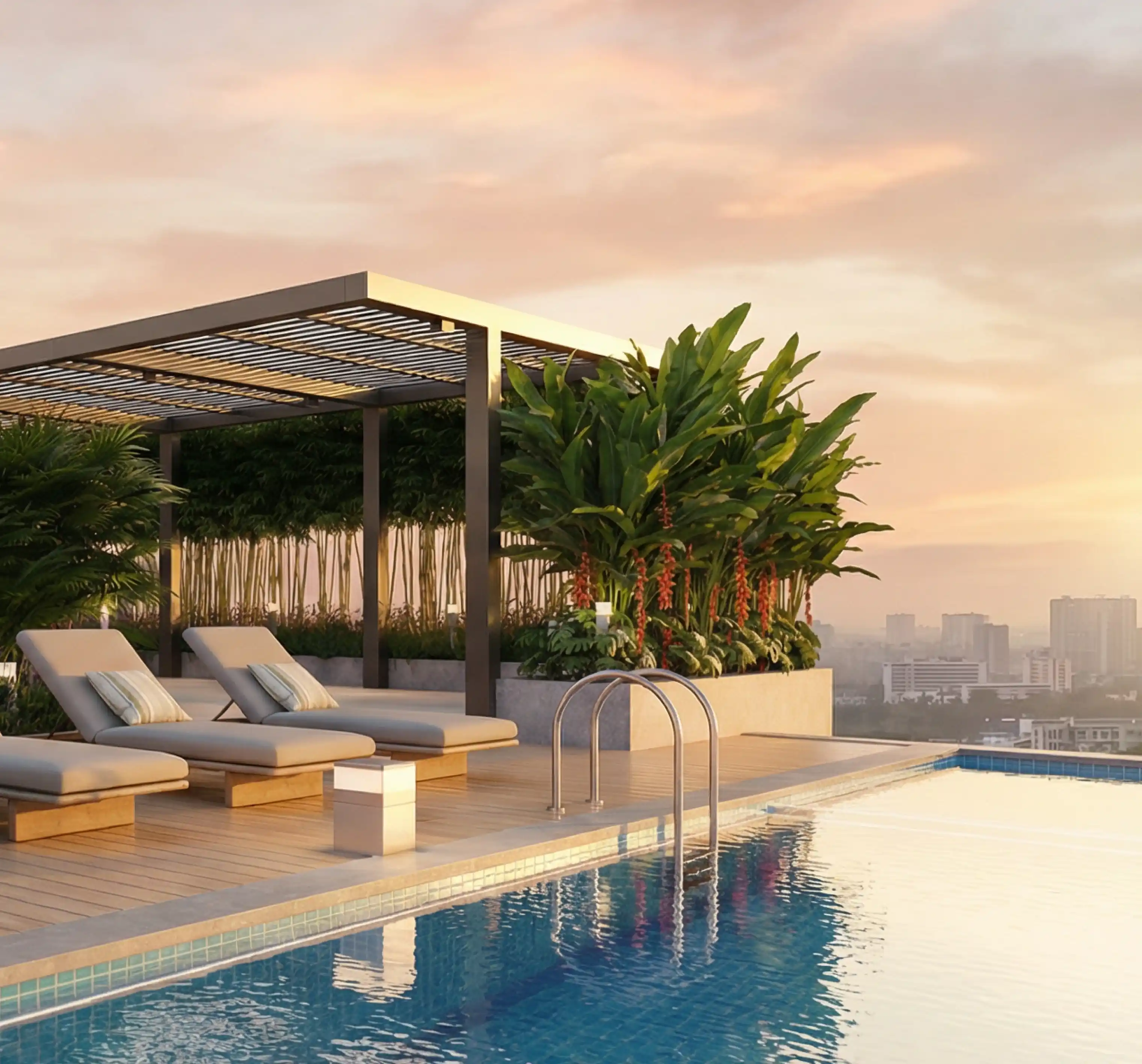Rooftop Infinity
Swimming Pool